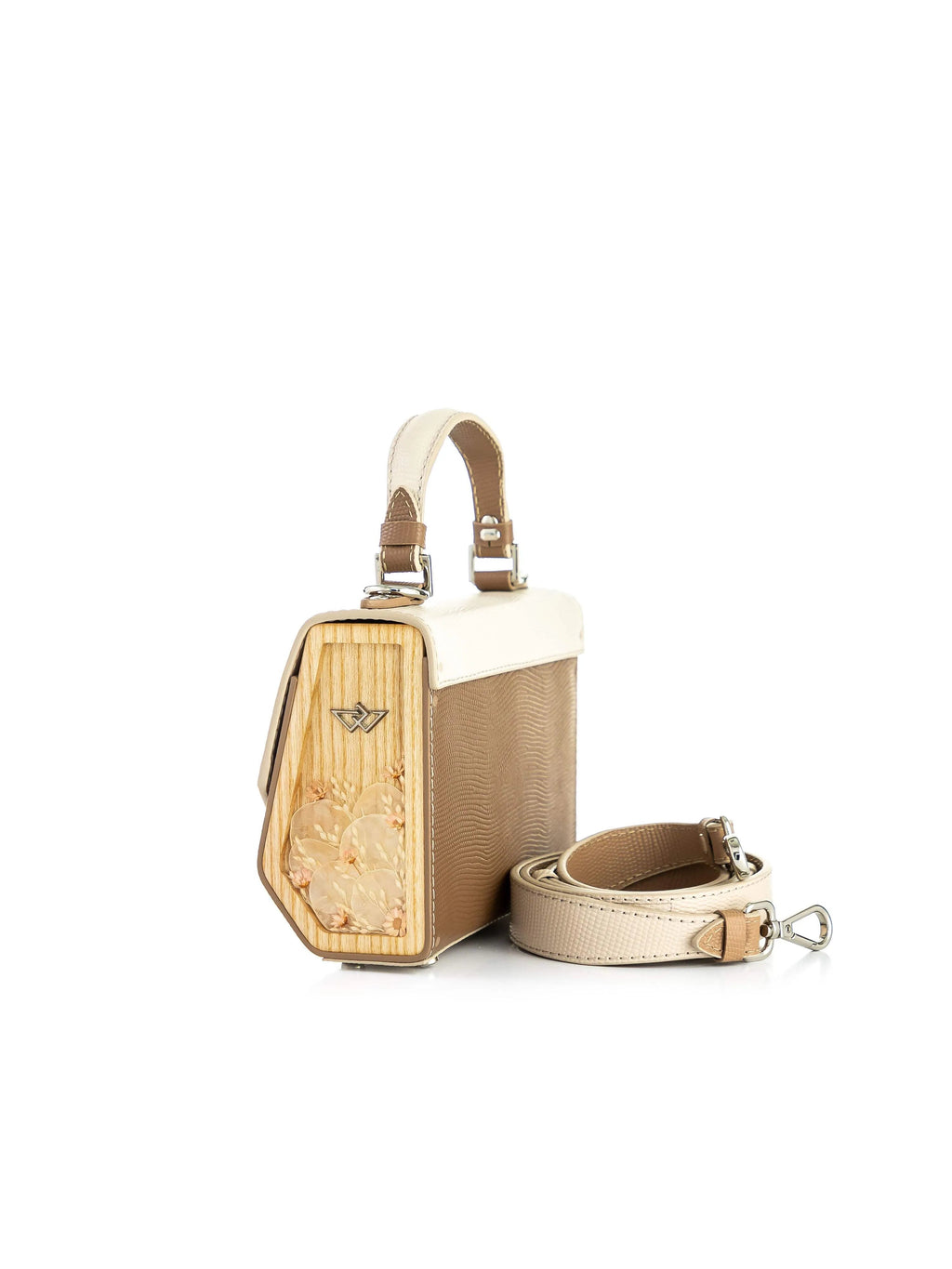 FJORD MINI BEIGE/CAPPUCCINO SAFFIANO