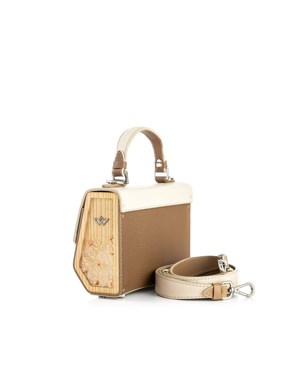 FJORD MINI BEIGE/CAPPUCCINO SAFFIANO