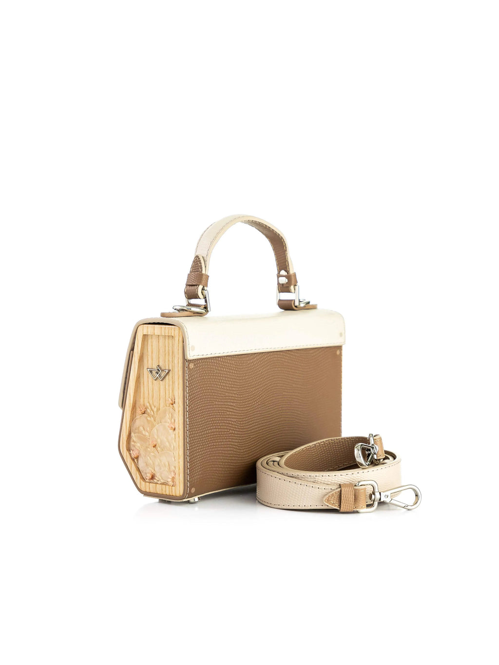FJORD MINI BEIGE/CAPPUCCINO SAFFIANO