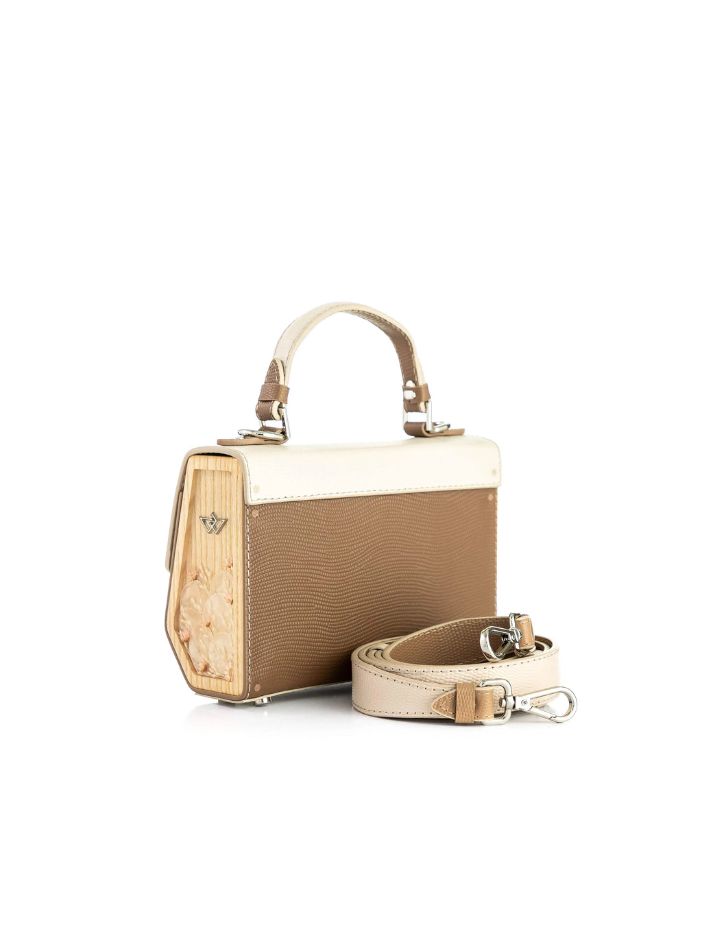 FJORD MINI BEIGE/CAPPUCCINO SAFFIANO