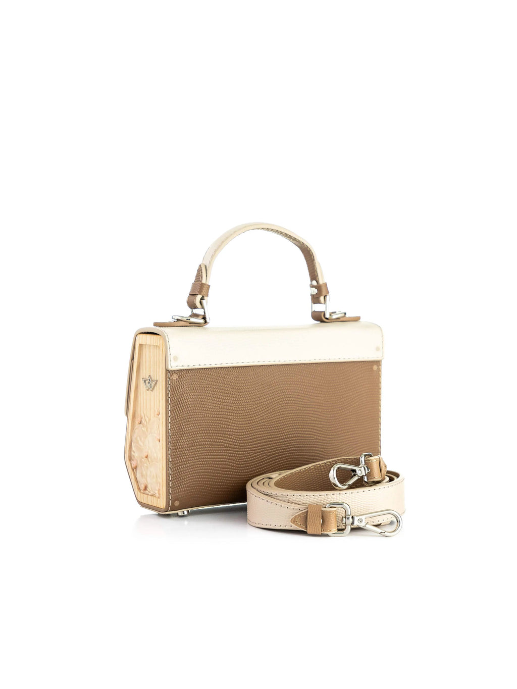 FJORD MINI BEIGE/CAPPUCCINO SAFFIANO