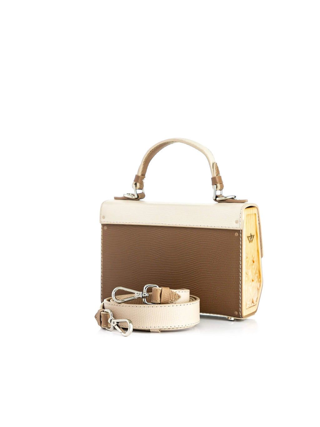 FJORD MINI BEIGE/CAPPUCCINO SAFFIANO