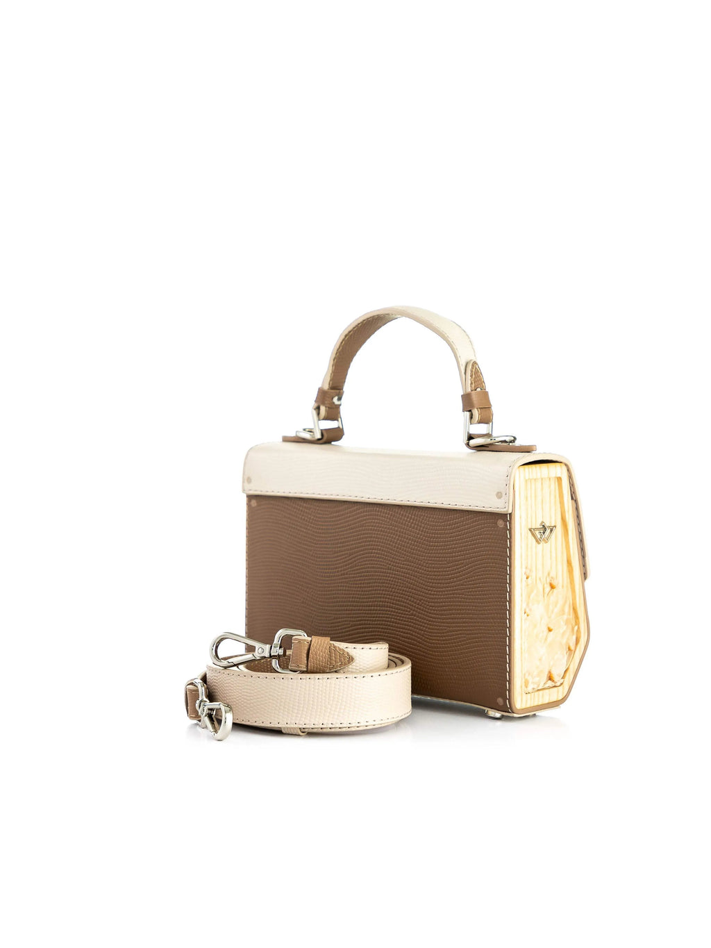 FJORD MINI BEIGE/CAPPUCCINO SAFFIANO
