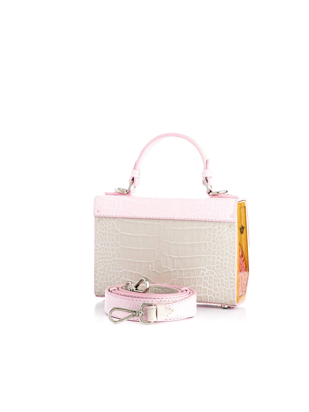 FJORD MINI COCODRILO ROSA/BEIGE