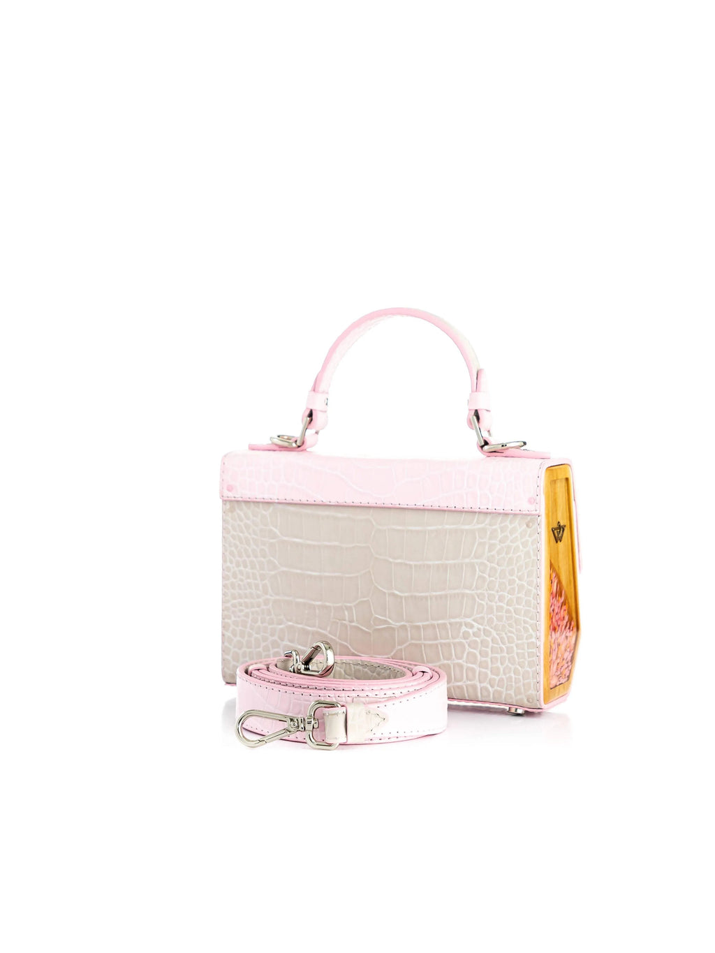 FJORD MINI COCODRILO ROSA/BEIGE