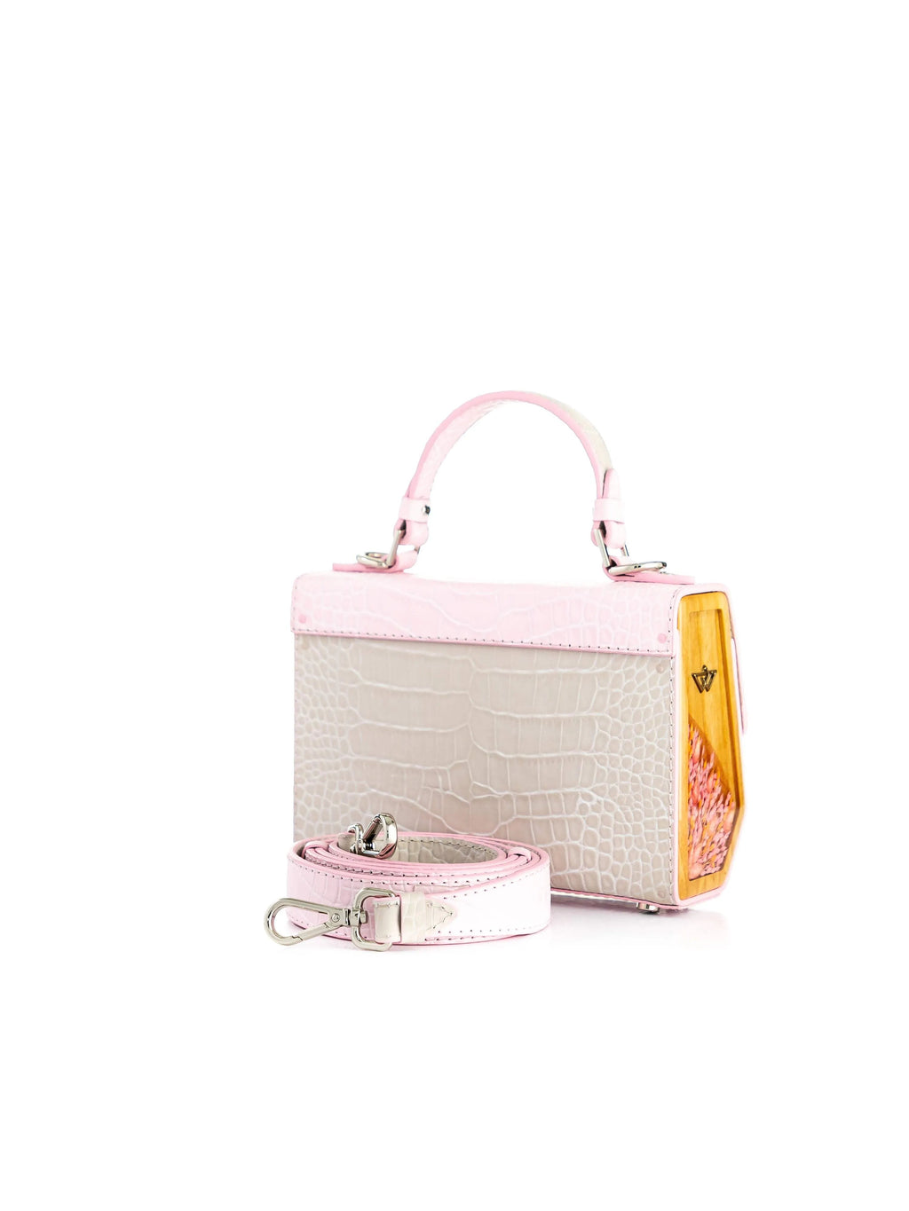 FJORD MINI COCODRILO ROSA/BEIGE