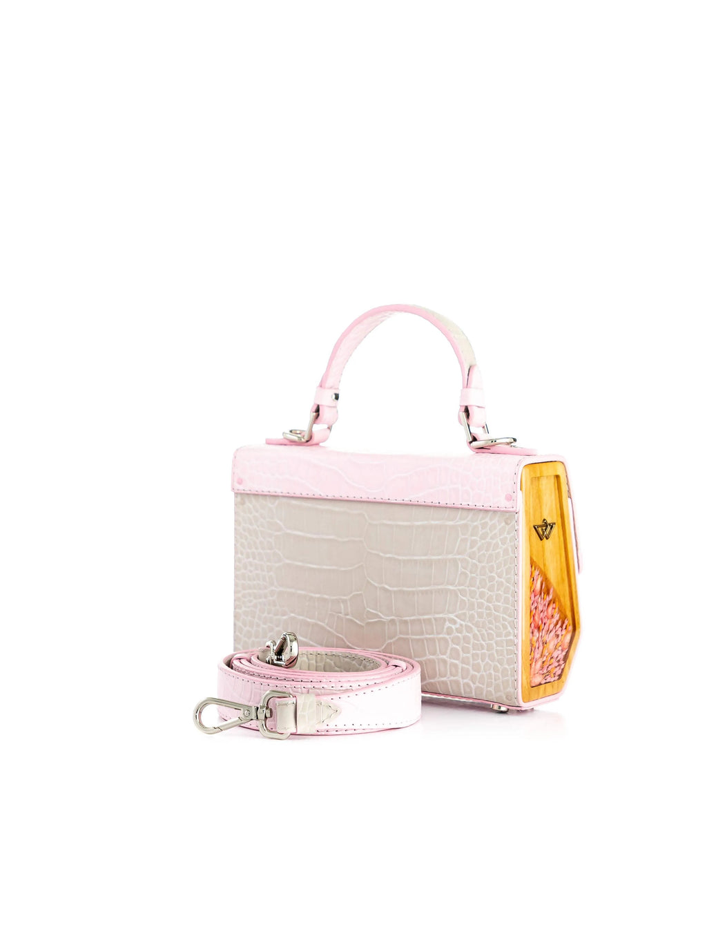 FJORD MINI COCODRILO ROSA/BEIGE