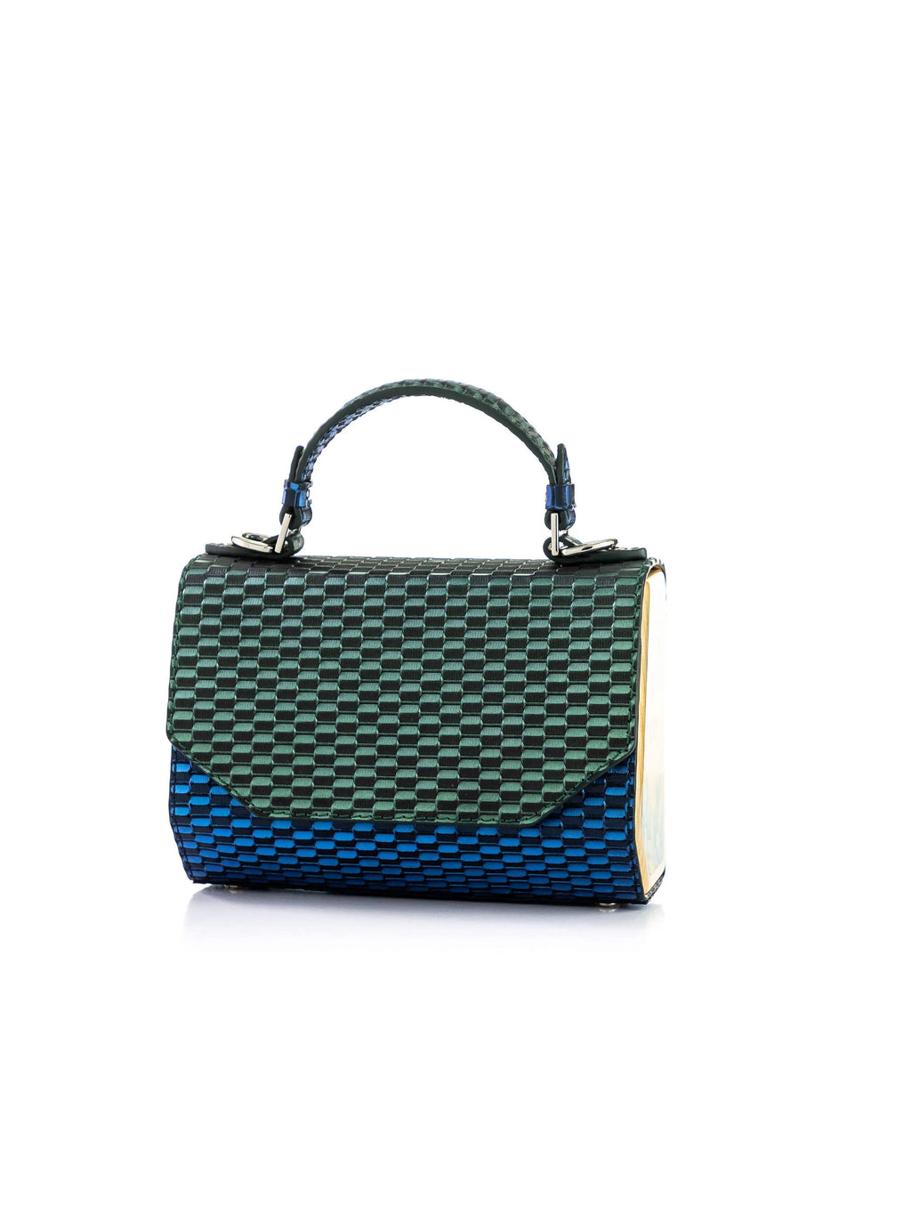FJORD MINI TRENZADO VERDE/AZUL