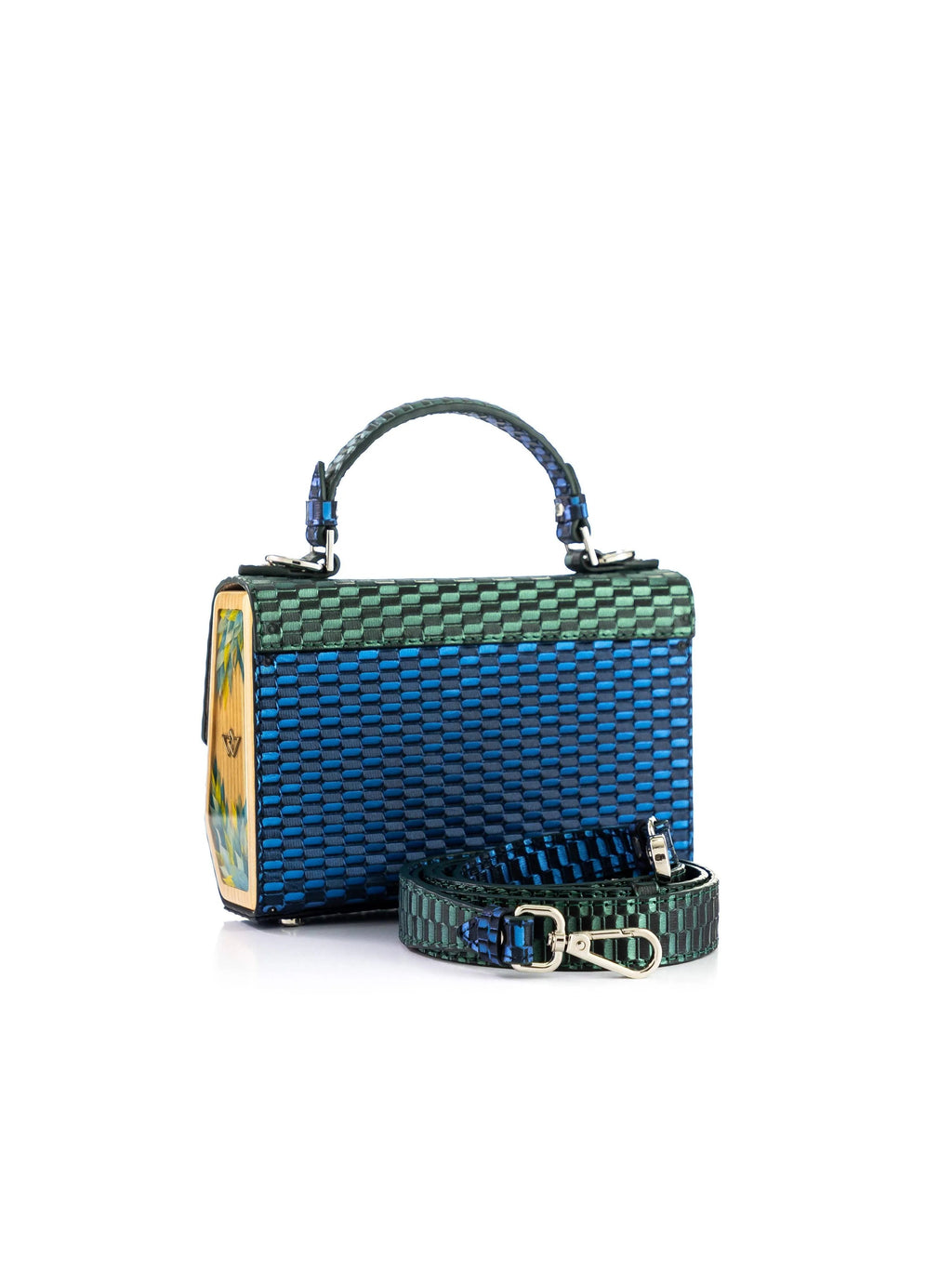 FJORD MINI TRENZADO VERDE/AZUL