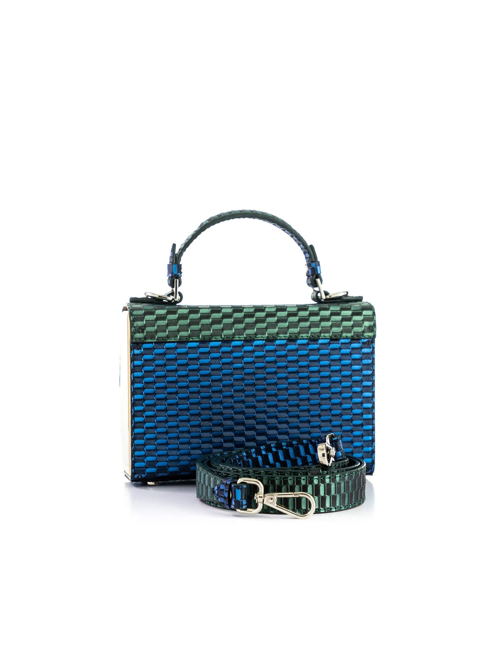 FJORD MINI TRENZADO VERDE/AZUL