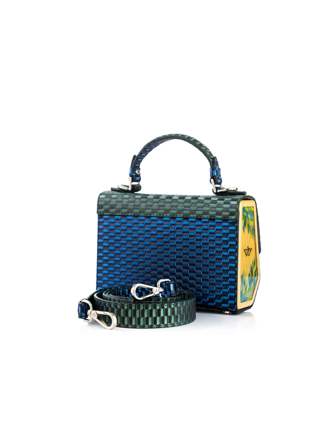 FJORD MINI TRENZADO VERDE/AZUL