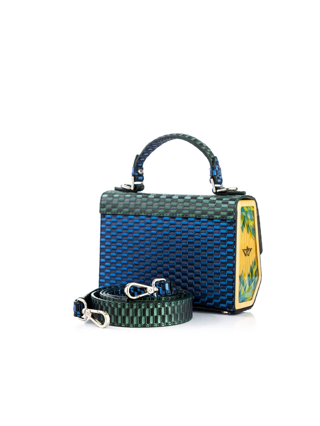 FJORD MINI TRENZADO VERDE/AZUL