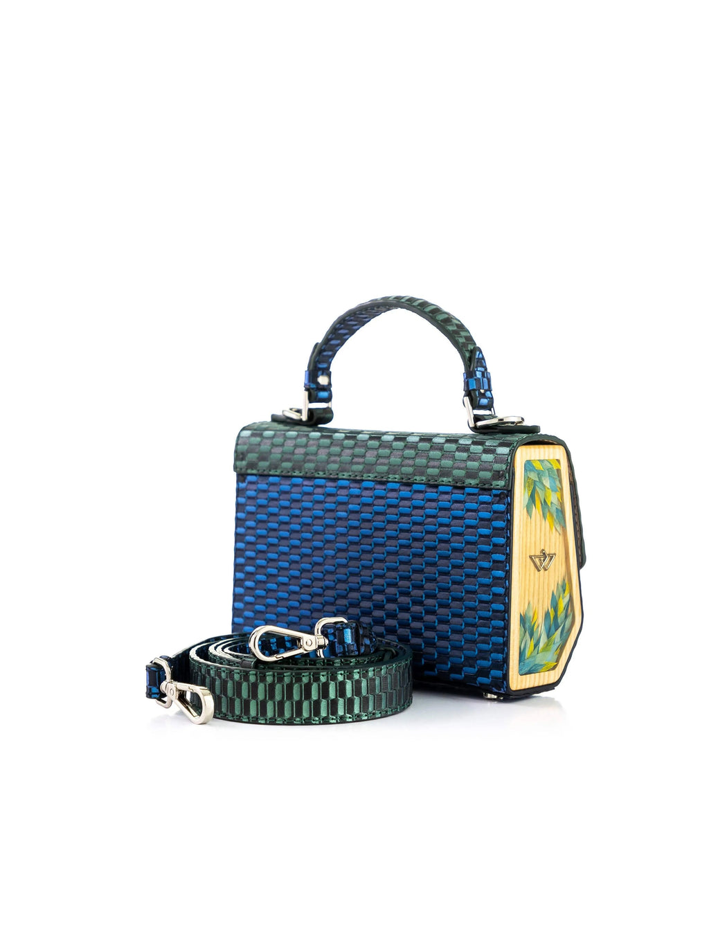 FJORD MINI TRENZADO VERDE/AZUL