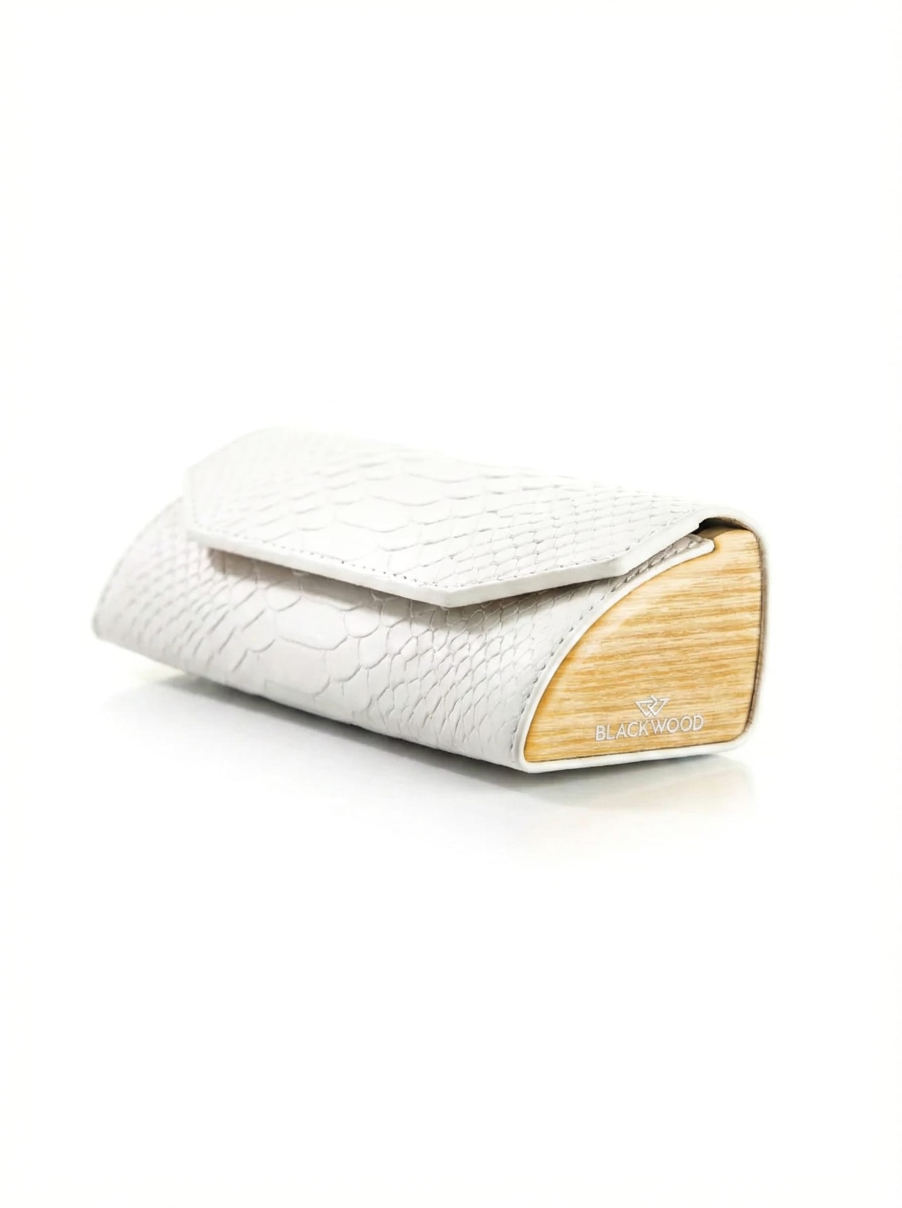 Sicky White Glasses Case with Cloth Sunglasses Case 2 Pcs Hard Shell Glasses Cases – PU Leather  main image 3