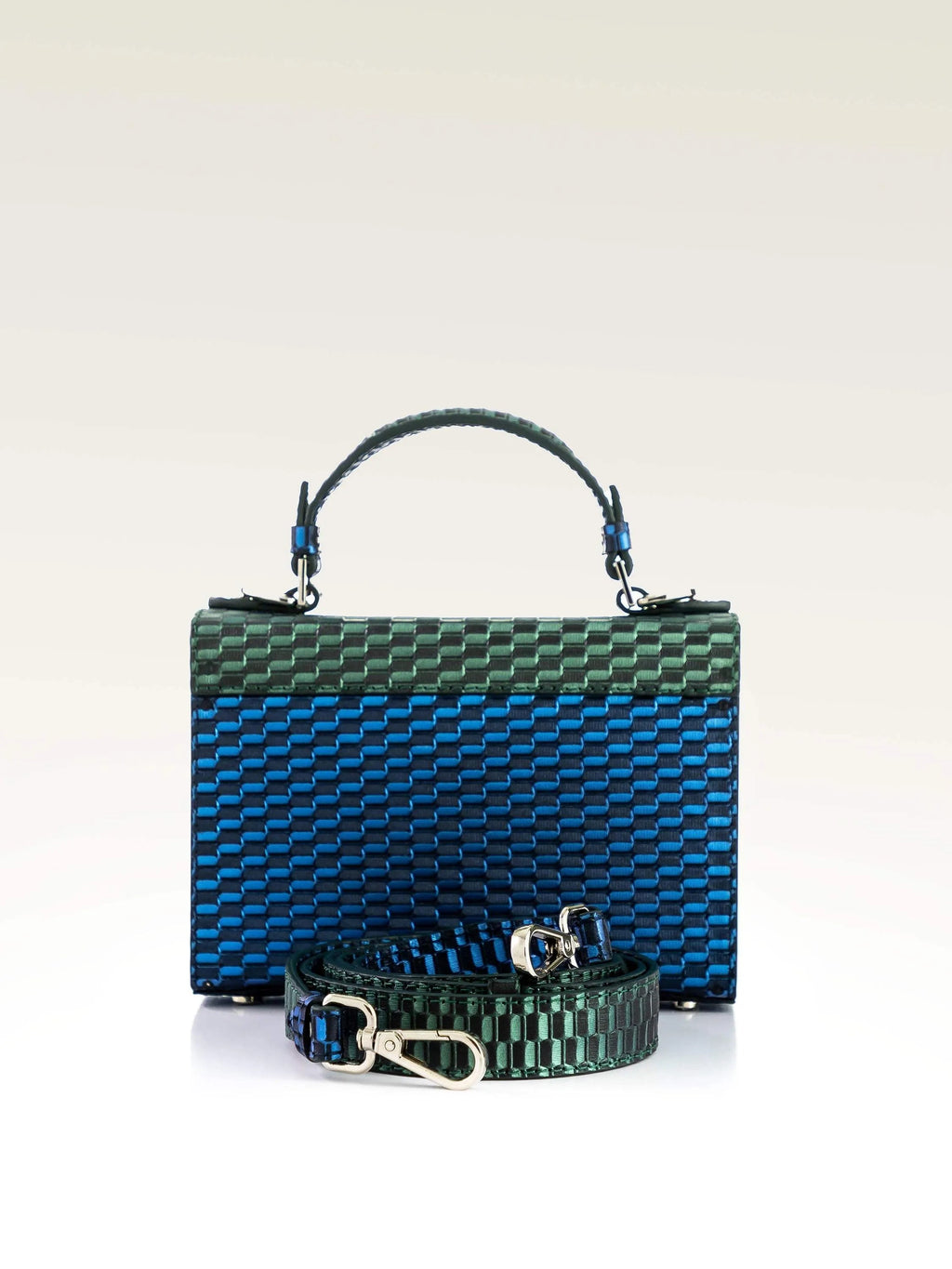 FJORD MINI TRENZADO VERDE/AZUL