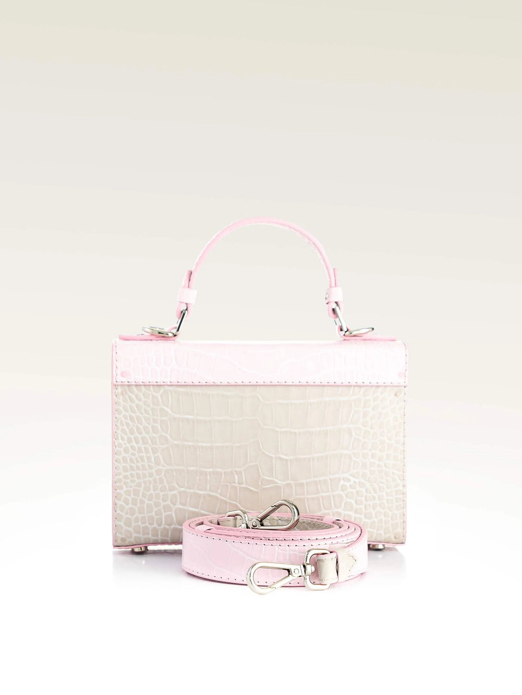 FJORD MINI COCODRILO ROSA/BEIGE