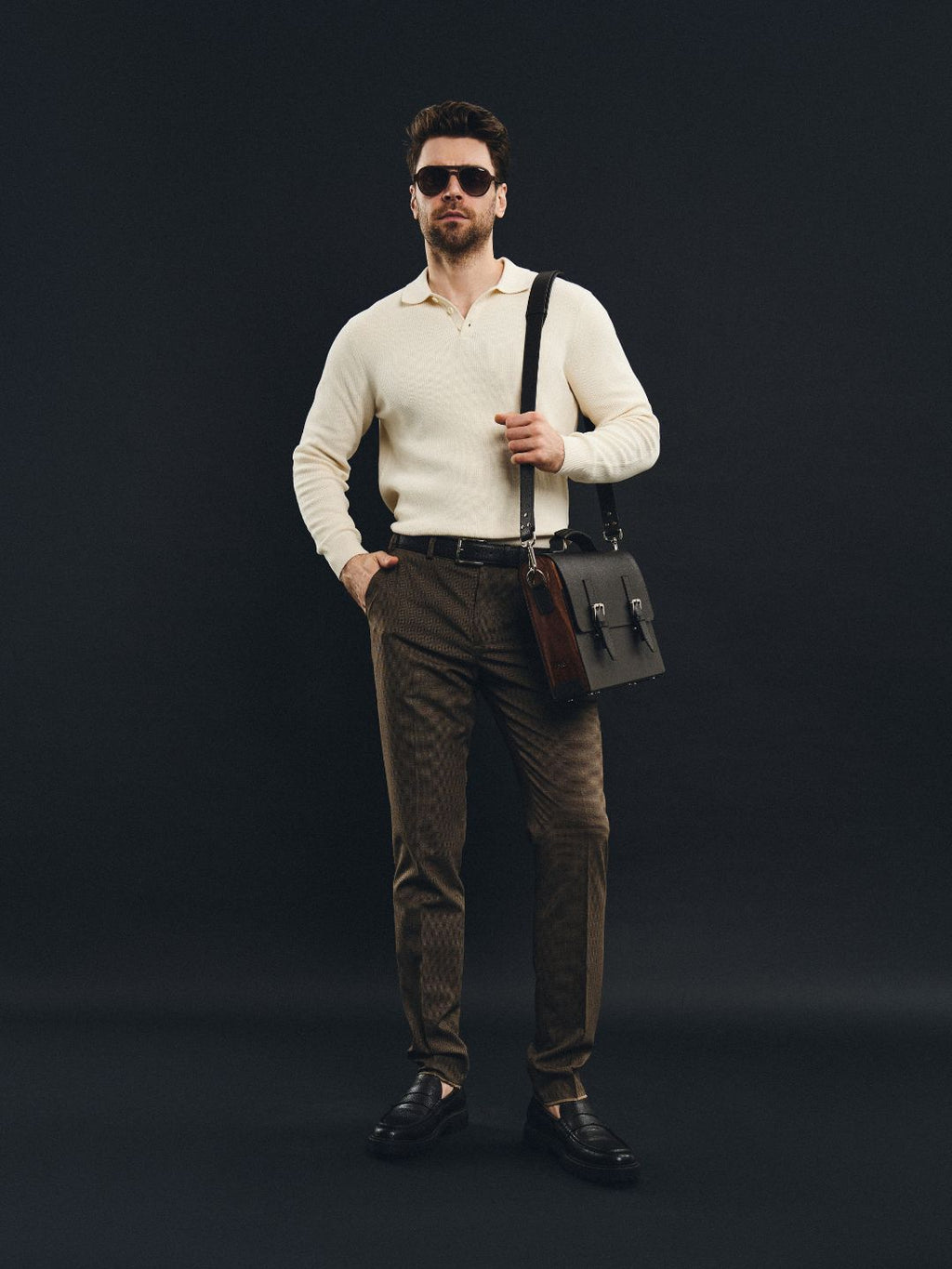 THUNDER BLACK SAFFIANO