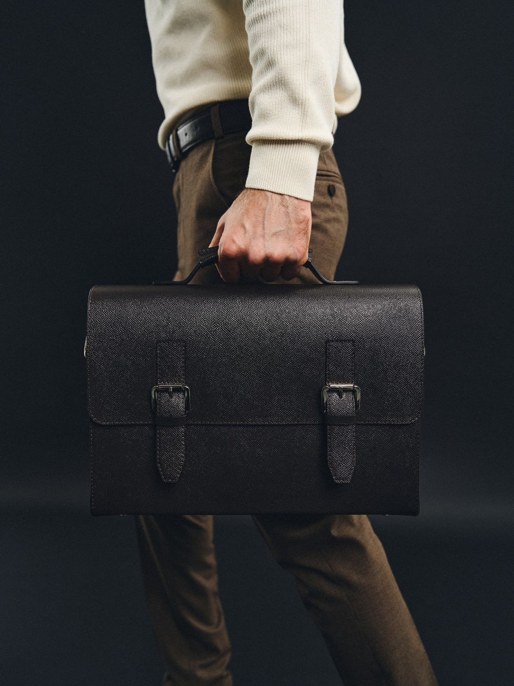 THUNDER BLACK SAFFIANO