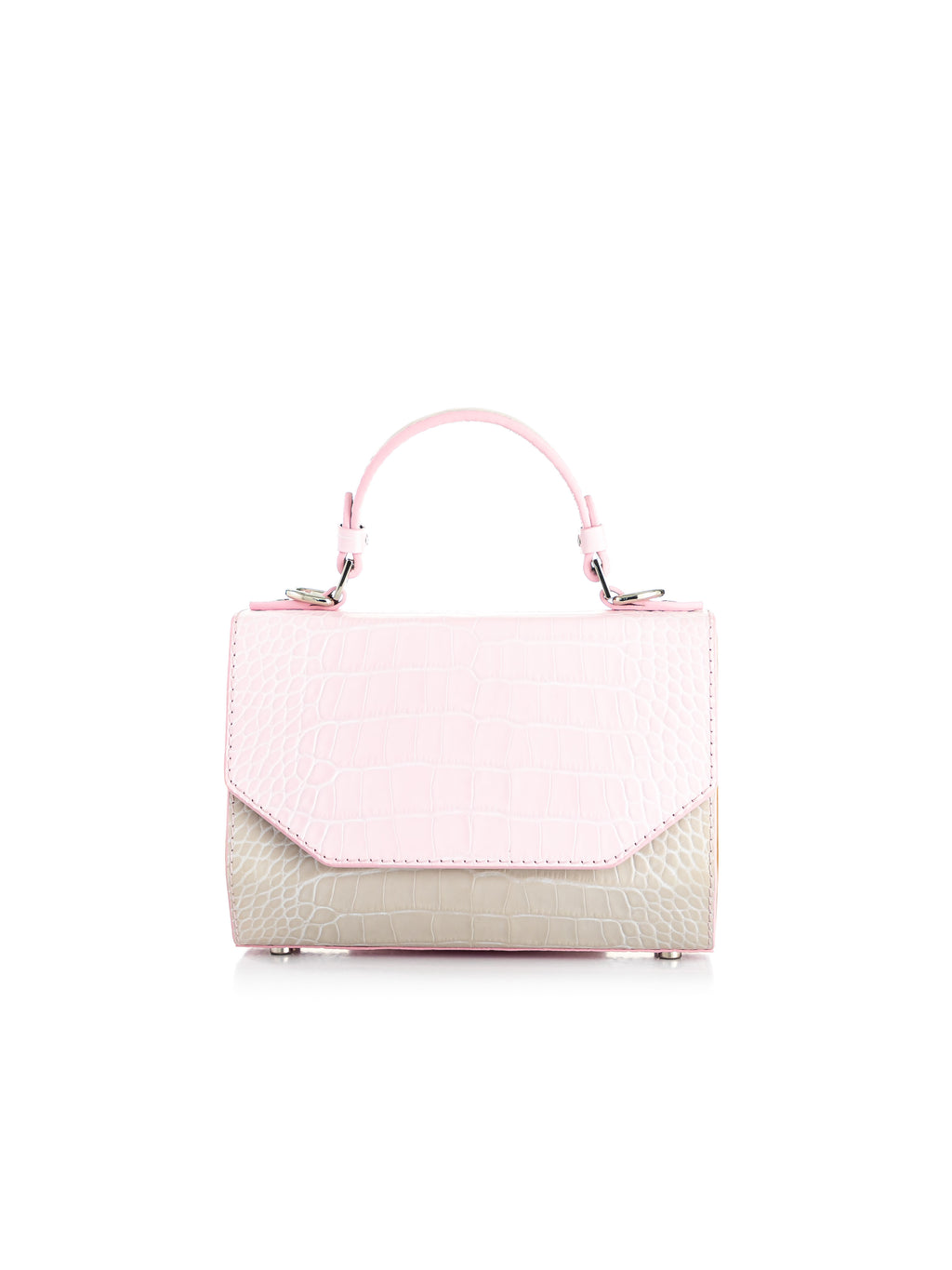 FJORD MINI PINK/BEIGE CROCO