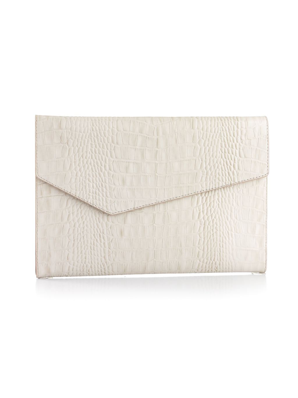 MacBook Case BEIGE CROCO