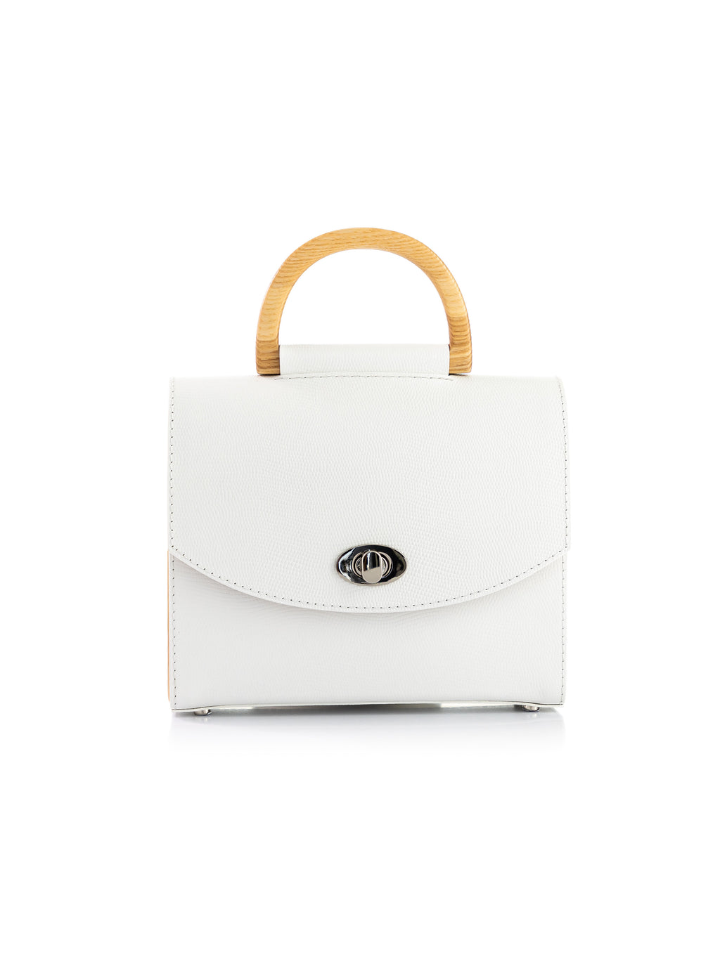 AURORA WHITE SAFFIANO