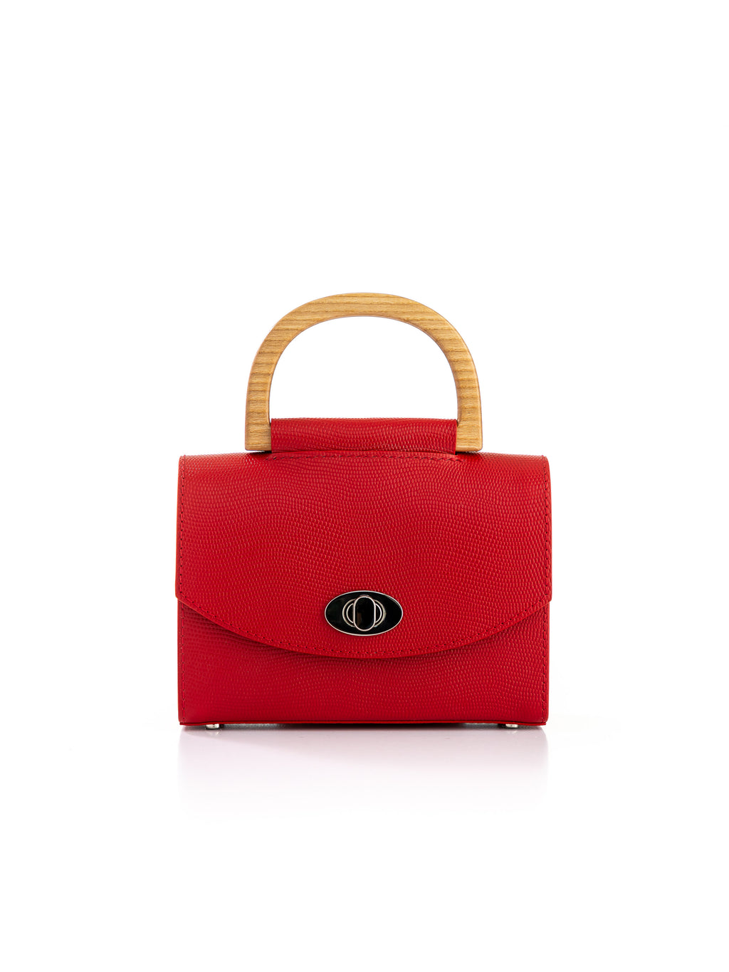 AURORA MINI RED SAFFIANO