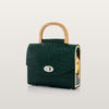 BLACKWOOD Aurora Emerald Croco فخامة – Emerald Green Croco Leather Bag – Luxury Worldwide Shipping