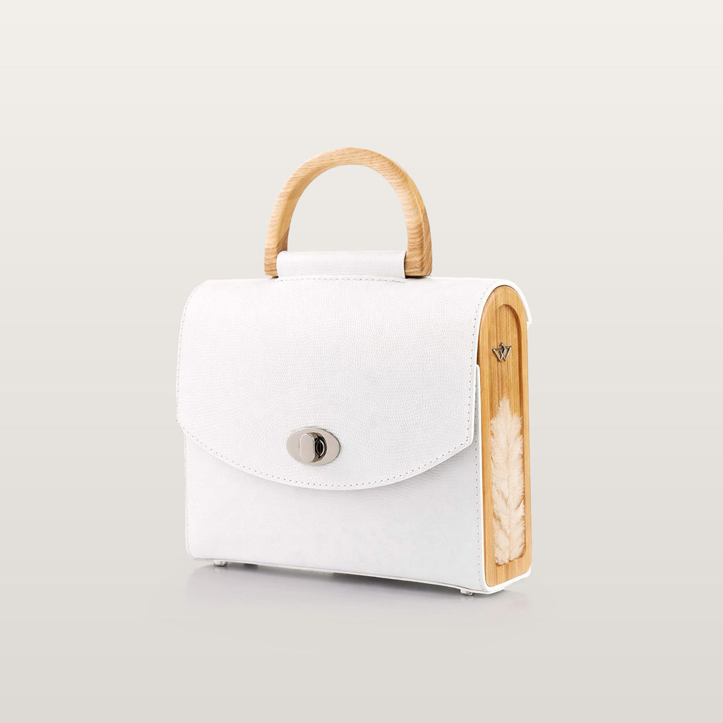 AURORA WHITE SAFFIANO