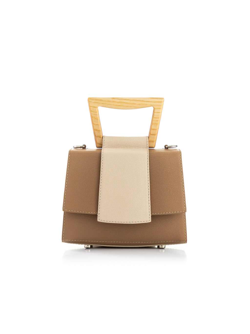 SANDY MINI BEIGE/CAPPUCCINO SAFFIANO