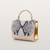 BLACKWOOD Fjord Indian Tiger Python حقيبة – Python Leather & Wood Bag – Luxury Worldwide Shipping