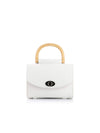 AURORA MINI WHITE SAFFIANO