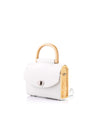 AURORA MINI WHITE SAFFIANO