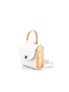 Aurora Mini White Saffiano