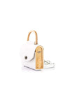 AURORA MINI WHITE SAFFIANO