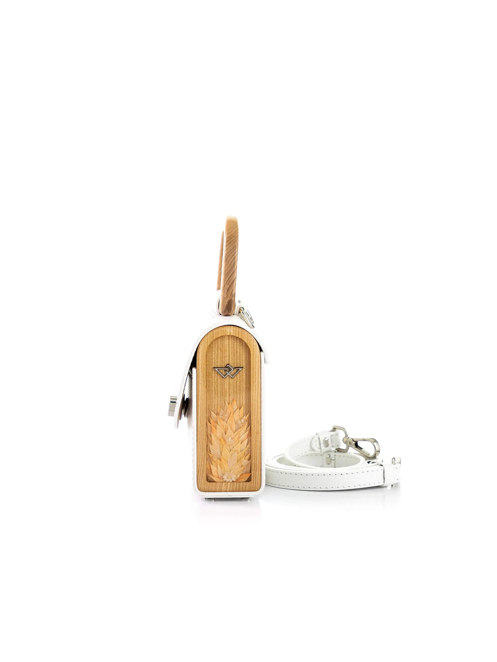AURORA MINI WHITE SAFFIANO