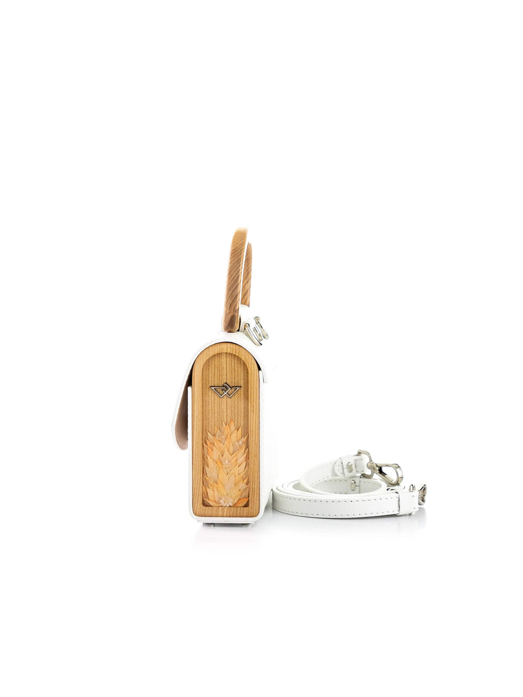 AURORA MINI WHITE SAFFIANO