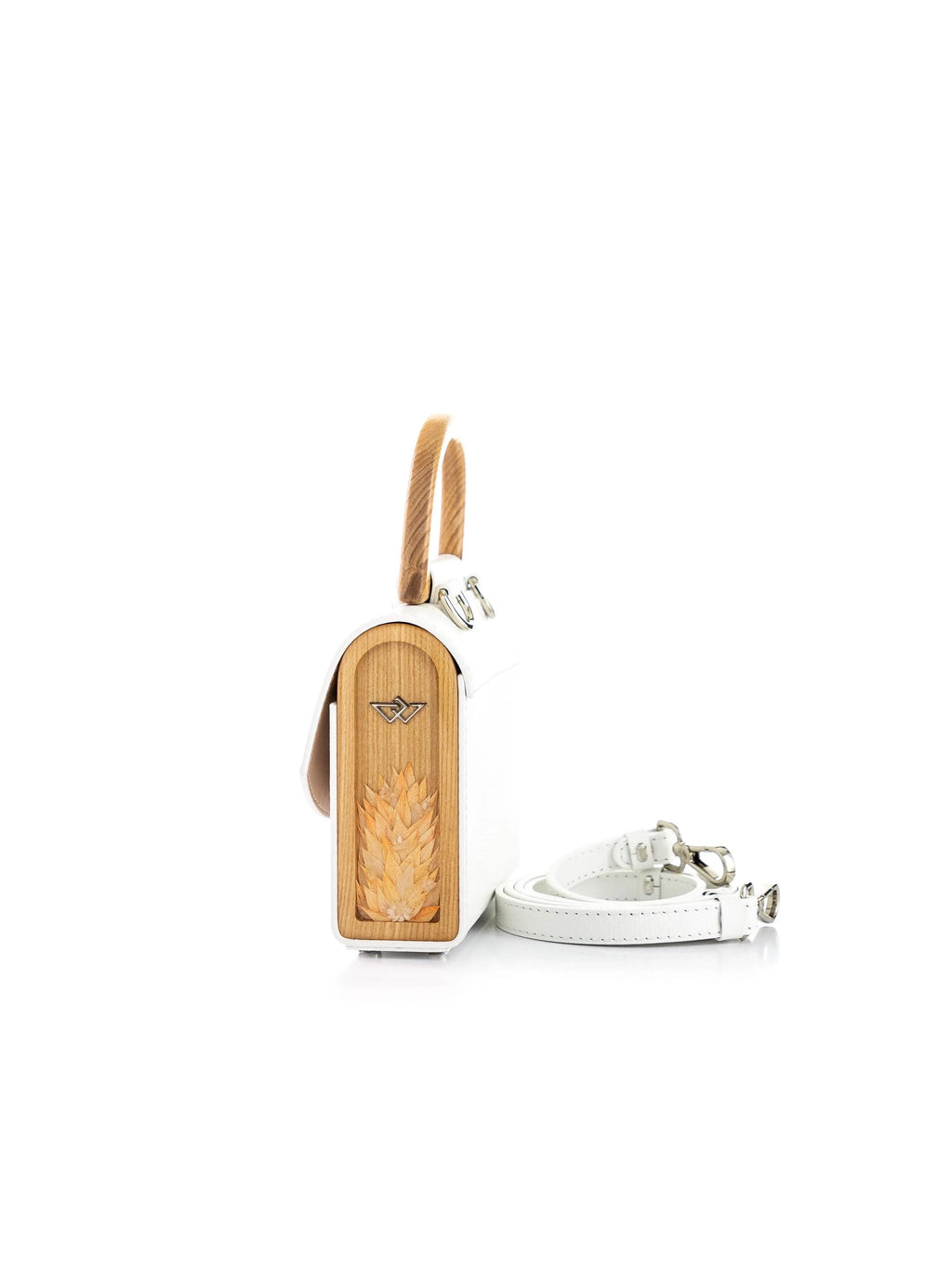 AURORA MINI WHITE SAFFIANO