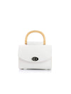 AURORA MINI WHITE SAFFIANO