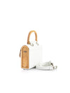 Aurora Mini White Saffiano