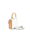 AURORA MINI WHITE SAFFIANO