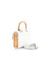 AURORA MINI WHITE SAFFIANO