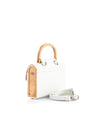 Aurora Mini White Saffiano