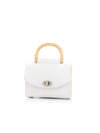 AURORA MINI WHITE SAFFIANO