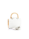 AURORA MINI WHITE SAFFIANO