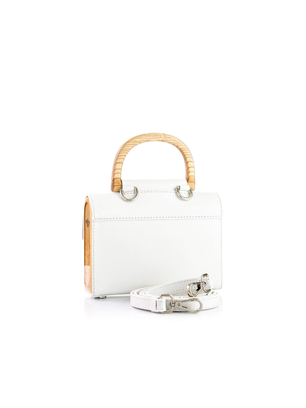 AURORA MINI WHITE SAFFIANO