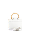 AURORA MINI WHITE SAFFIANO
