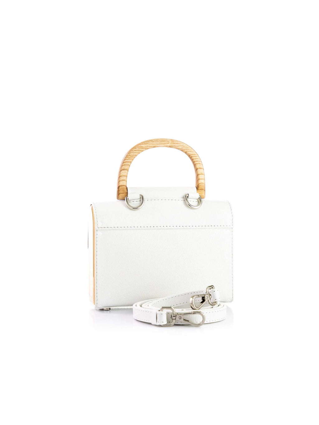 AURORA MINI WHITE SAFFIANO