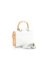 Aurora Mini White Saffiano