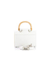 AURORA MINI WHITE SAFFIANO