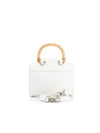 Aurora Mini White Saffiano